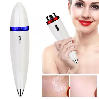 

New Photon Inoic Ultrasonic Hot Compress Beauty Machine Face Massager Skin Care Silver a