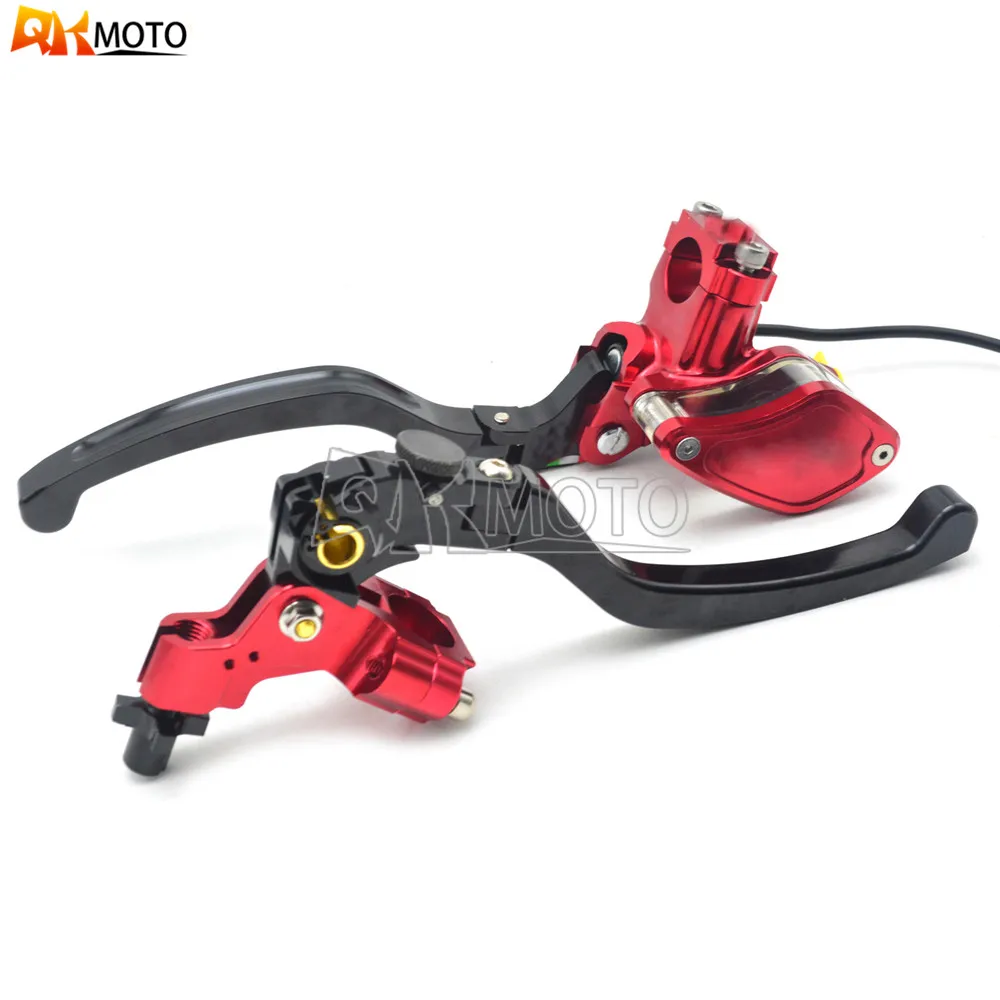 

7/8" 22mm Universal CNC motorcycle Cable Clutch Hydraulic brake levers pump master cylinder handle For HONDA CBR Ducati YAMAHA