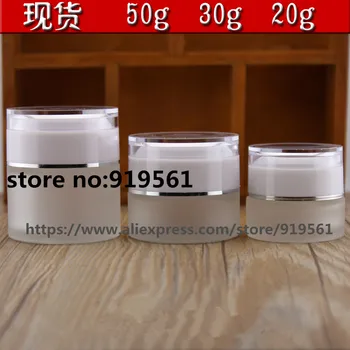 

Wholesale 20g/30g/50g Frosted Glass Cream Jars Cosmetic Container Eye Cream jar Cosmetic Jar Cosmetic Packaging Glass Bottle