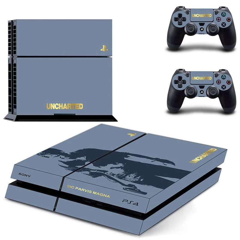 Виниловые неокрашенные наклейки с концами 4 А для консоли Playstation и PS4 2 контроллера