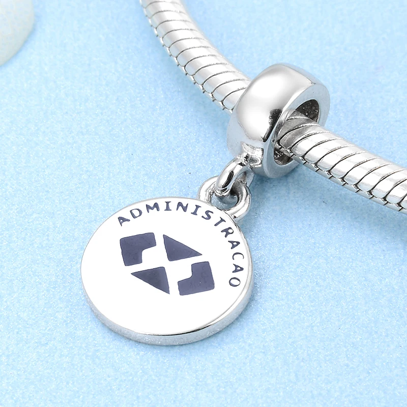 Fashion 925 Sterling Silver Management Pendants Charms Fit Original Pandora Charm Bracelet Jewelry making Administracao