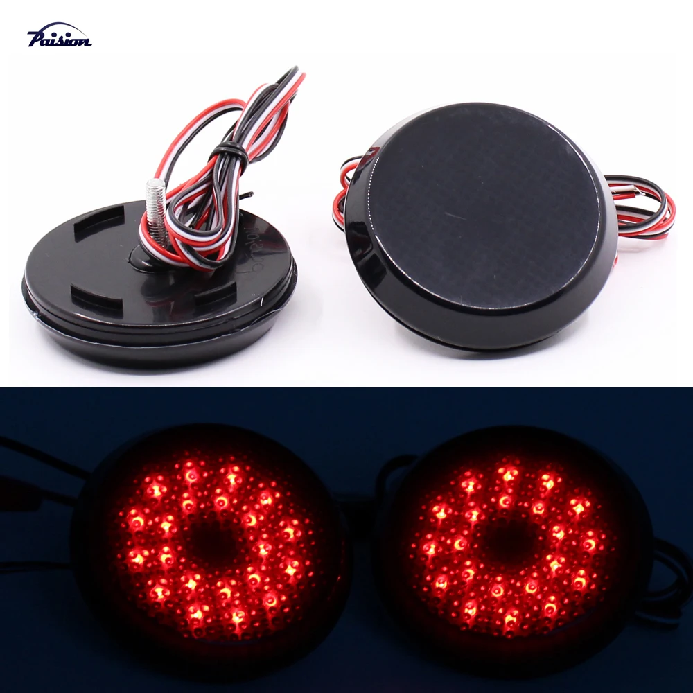 

Black Smoked LED Rear Bumper Reflector Light Lamp Set for Scion xB iQ Toyota Sienna Corolla Nissan Qashqai