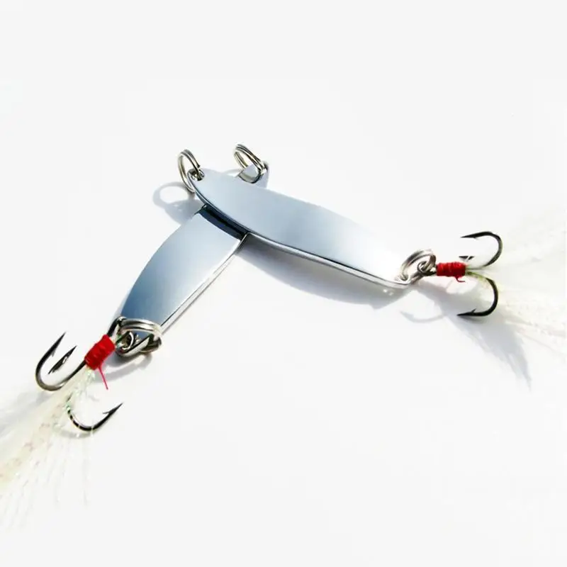 

High Quality Weihe Lu Metallic Willow Shaped Sequin Iron Sheet 13 g with Tied Hair Fishhook Bait