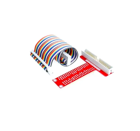 

Raspberry Pi 3&Raspberry Pi 2 Model B T expansion DIY kit (40Pin GPIO cable + GPIO T-adapter plate)