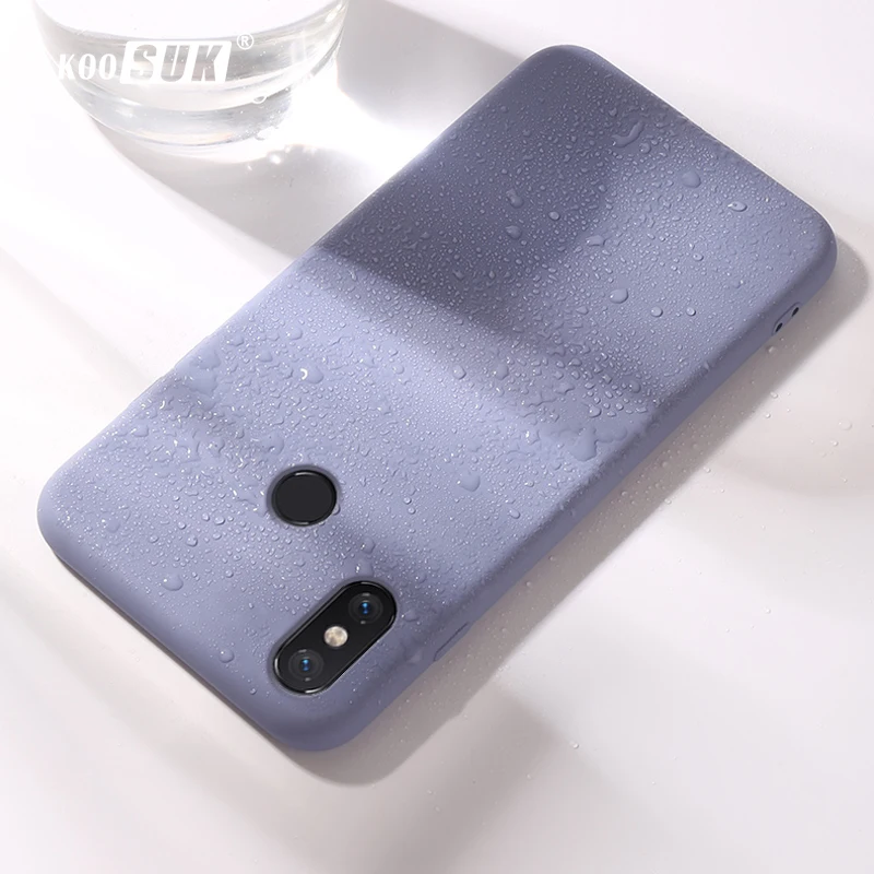 Xiaomi Redmi6 Pro Оригинальный жидкий силиконовый чехол для Redmi 6 6A ультра тонкий мягкий