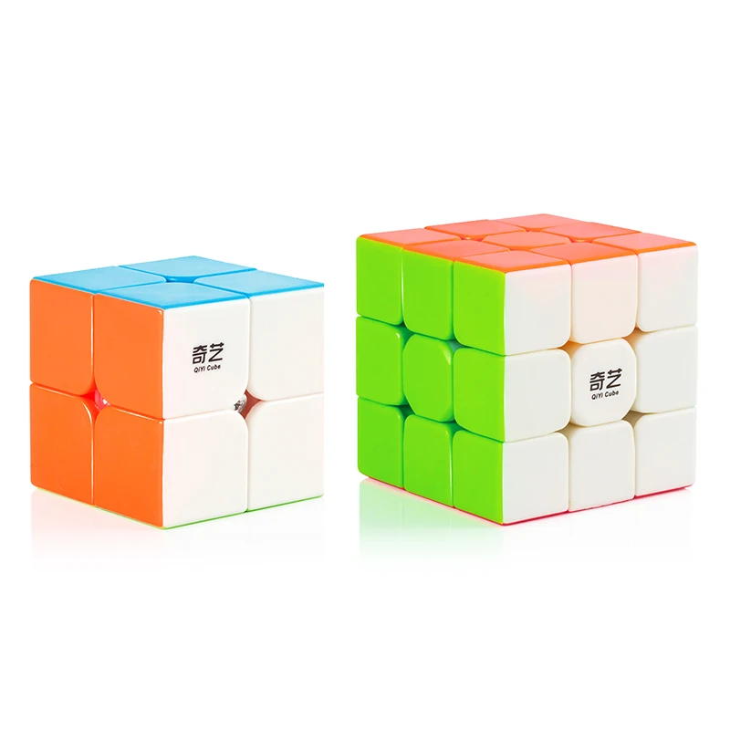 2x2x2 3x3x3 4x4x4 5x5x5 наклонная Пирамида Профессиональный скоростной магический куб базовый пазл твист классический развивающий куб игрушки для детей - Цвет: 2x2x2 And 3x3x3