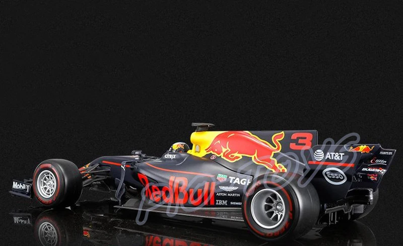 Новая роскошная коллекция подарок формула RB13 1/18 большая металлическая модель гоночной машины автомобиля литые под давлением игрушки автомобили металлический стол статическое украшение