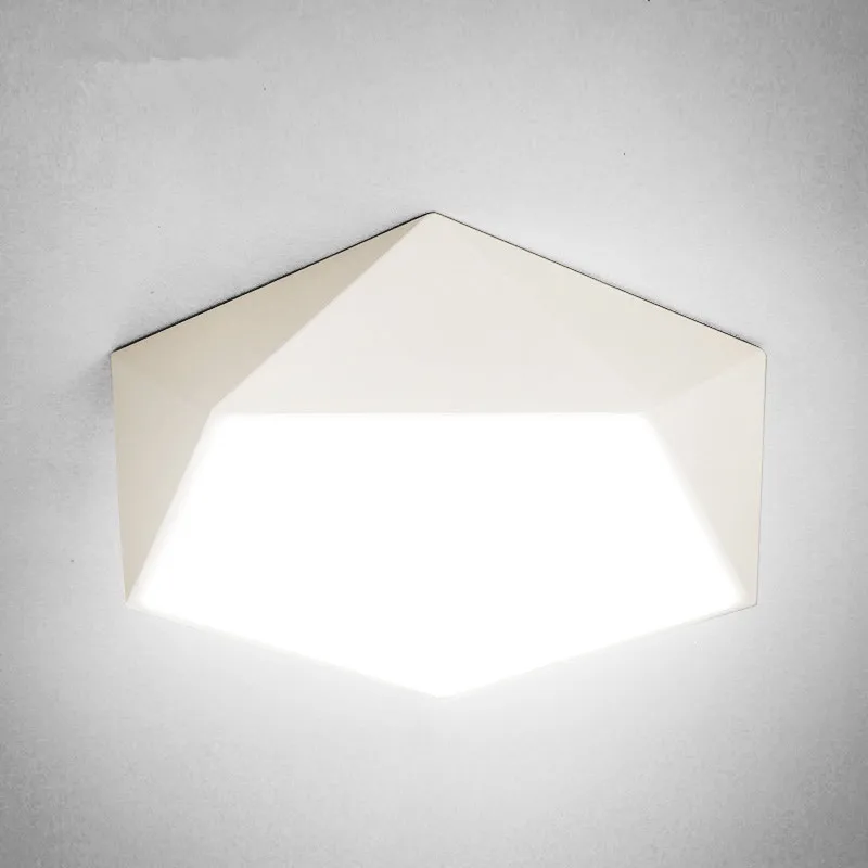 

Modern Ceiling Lights Geometry Dome LED Ceiling Lamp E27 Kids Room Lamp Living Room luminaria avize Light Fixtures