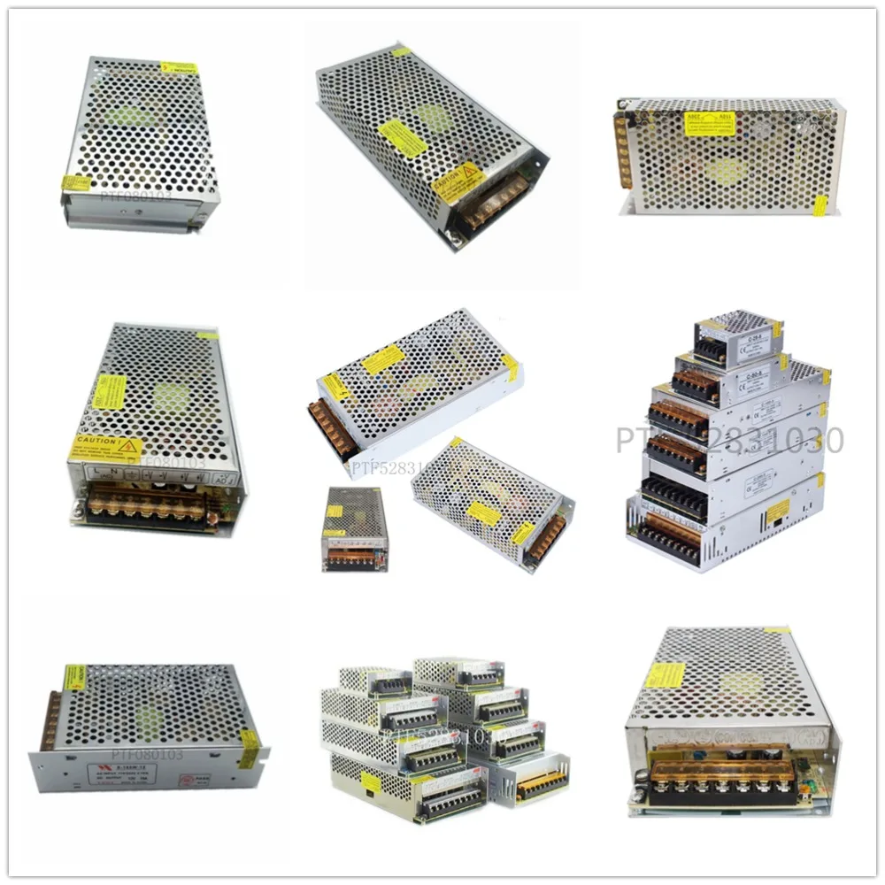 

DC12V 1A 2A 3A 5A 8.5A 10A 15A 20A 30A lighting Transformers LED Driver Power Adapter For LED Strip light Switch Power Supply