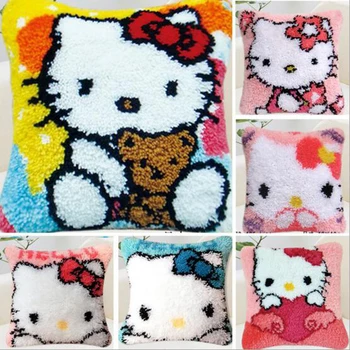 

Paragrafi ricamato tappeto Gancio Fermo cuscino ricamato cuscini hanno cat tagliato kitt shag linea uncinetto ricamo domestico