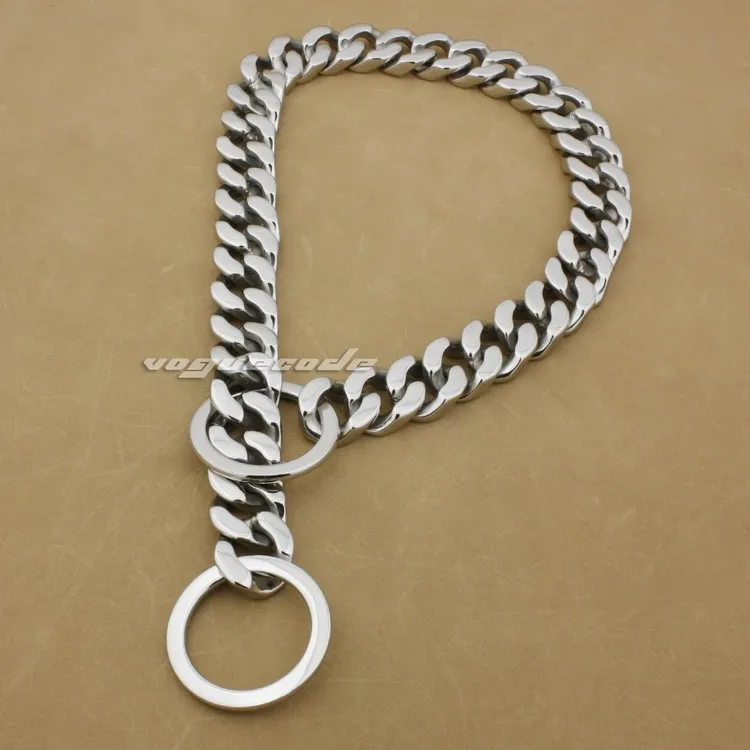 

18" ~ 36" Huge Heavy 20mm 316L Stainless Steel luxury Dog Chains Dog Necklace 5D006DC Free Shipping