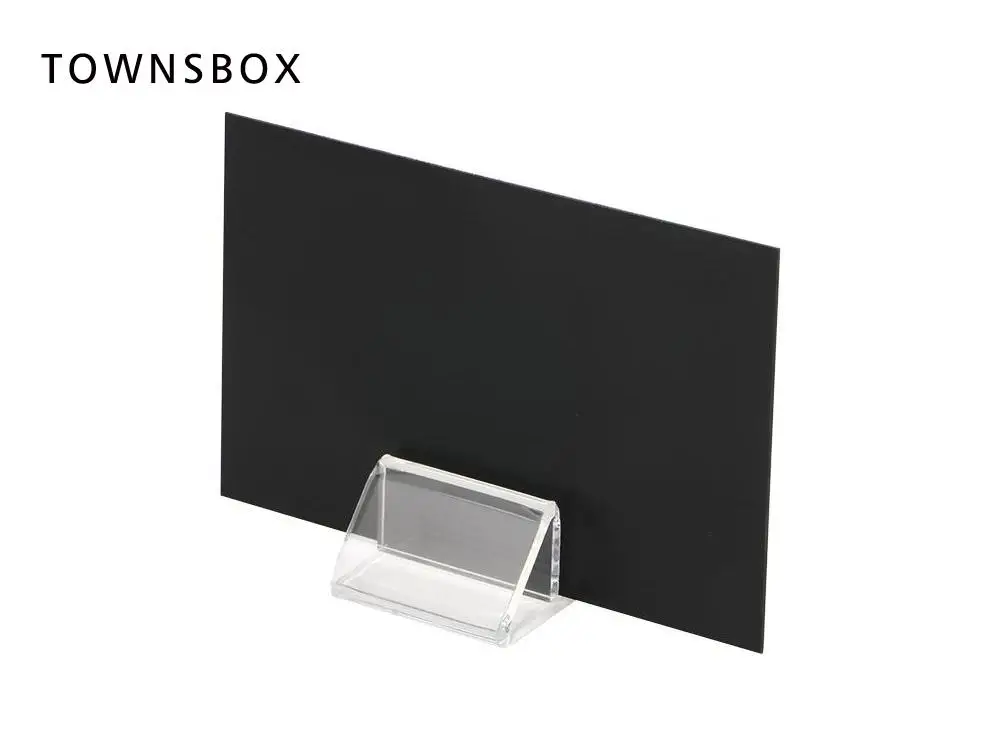

Acrylic Clips Menu Stand Chalkboard Clip Stand Price Display Stand Memo Note Picture Photo Stand Postcard Clamp Desk Decor Art