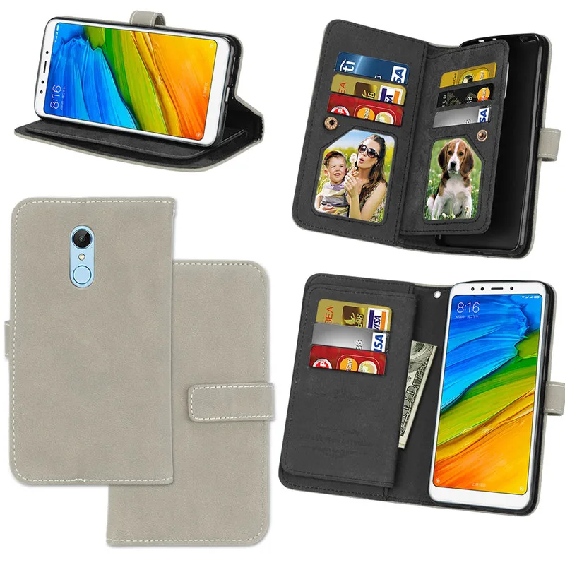 Xiaomi Redmi 5 Case cover Redmi 5 case Luxury Leather Multifunction Nine cards Wallet Flip Phone Bag Xiaomi Redmi 5 Phone Case20