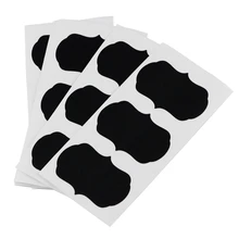 36 шт./компл. Стикеры для доски ремесло кухонные банки наклейки для надписей доска меловая наклейка черная доска