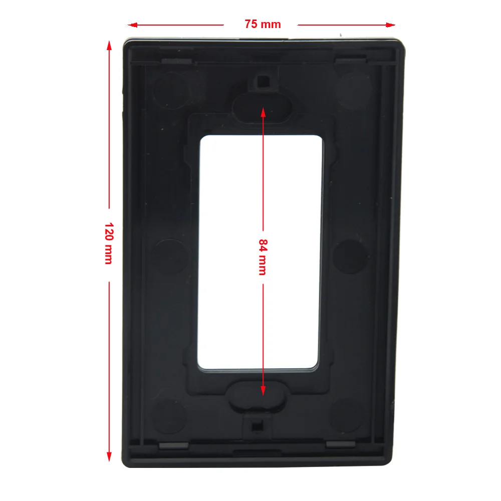 1 Gang 2 Gang 3 No Screw US Style Wall Plate