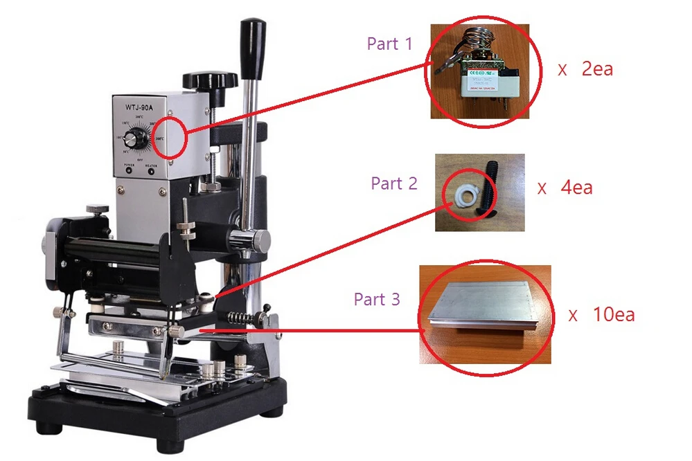 

Bronzing Machine accessories   for PVC Card WTJ-90A