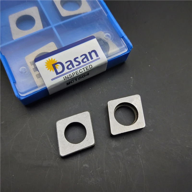 

MC1604 10pcs CNC lathe tool shim accessories turning external turning tool Hard alloy Knife pad Inserts Shim