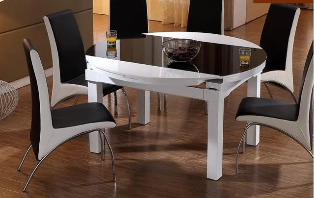 Folding Table Function Scale Eat Desk And Chair Combination Of Folding Table Function Scale Eat Desk And Chair Combination Of Toughened Gl Solid Wood Round Dining