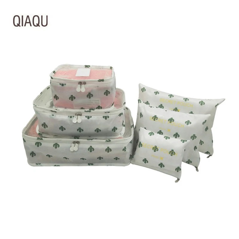 Дорожный набор QIAQU 6 шт./компл. органайзер для одежды чемодан сумка-Органайзер