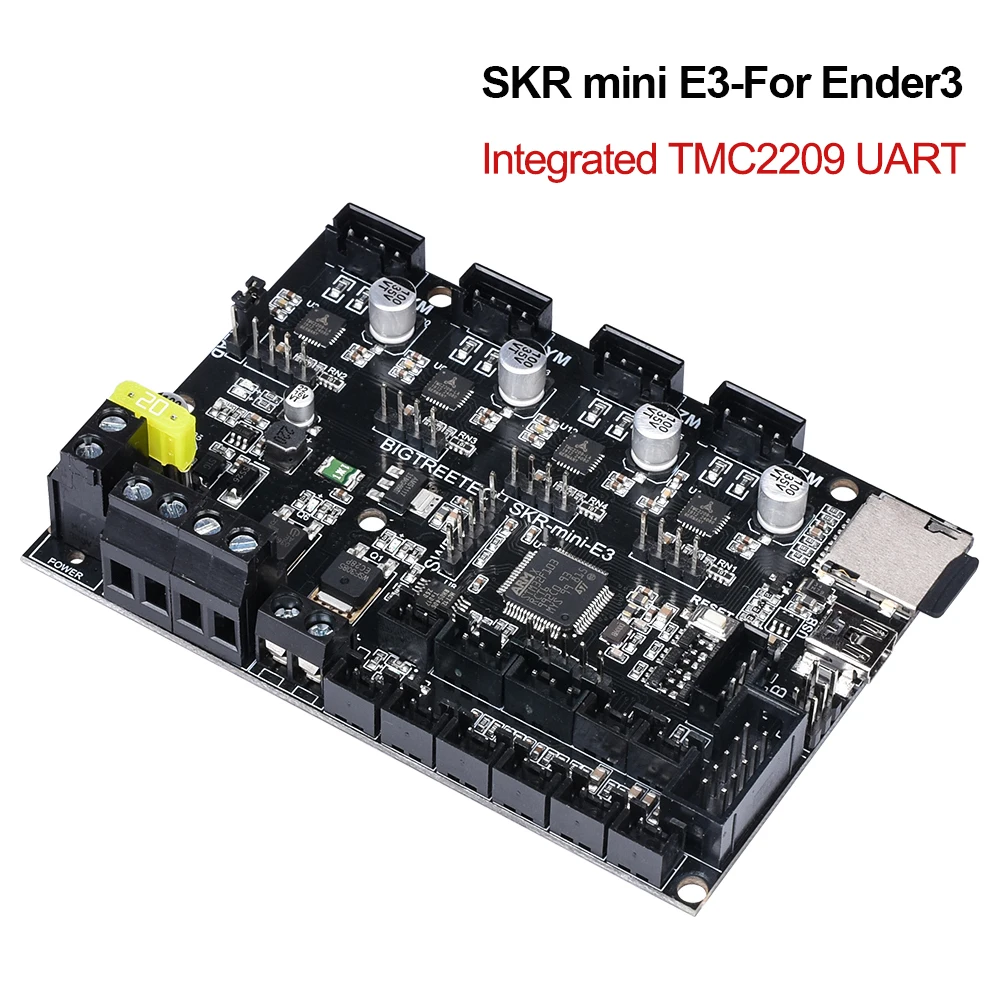 BIGTREETECH SKR mini E3 Control Board 32Bit With TMC2209 UART Driver 3D Printer parts Cheetah V1.2a For Creality Ender 3