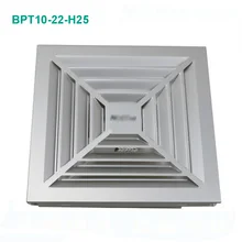 BPT10-22-H25 вентилятор ванная комната окно вытяжной вентилятор Туалет стены бесшумный 220 В/18 Вт Размер панели 300*300 мм