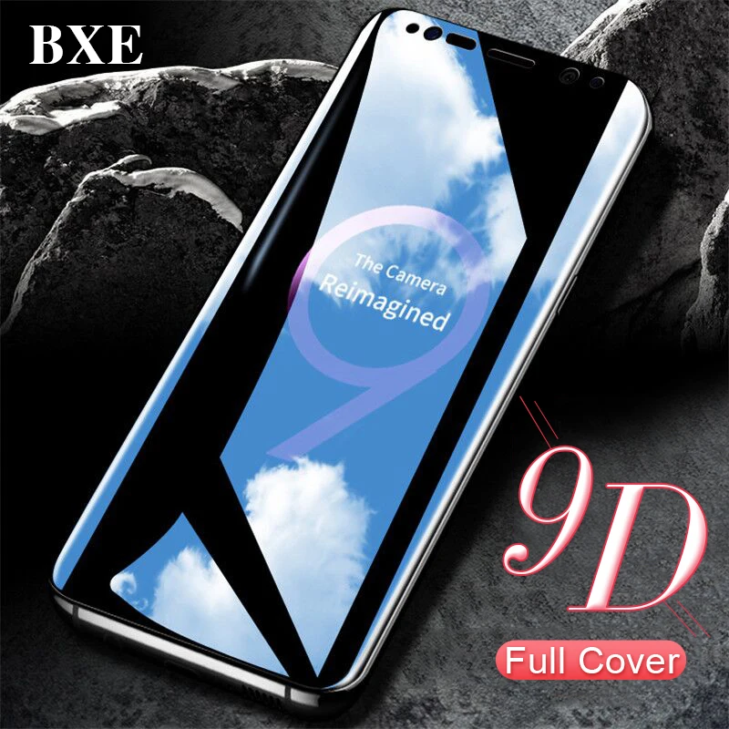 BXE 9D полное покрытие закаленное стекло для Samsung Galaxy S8 S9 S10 Plus Note 8 9 10 Защита экрана