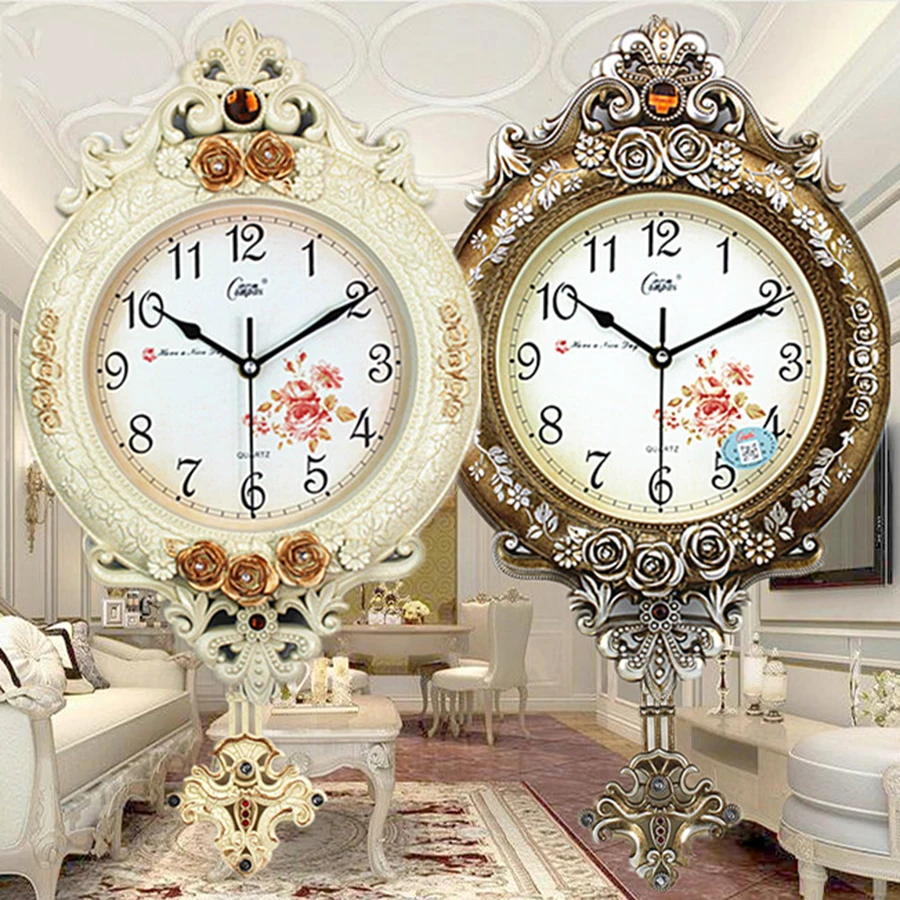 

European Retro Quartz Saatk Art Decoration Nixie Watch Wall Saatks Modern Design Home Decor Digital Large Decorative Room W5015