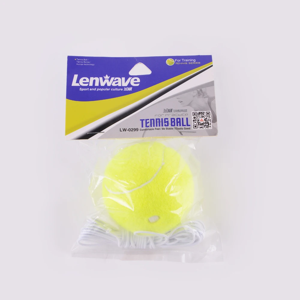 Lenwave бренд высокая эластичность теннисный мяч Обучение 1 шт. флуоресценции цвет