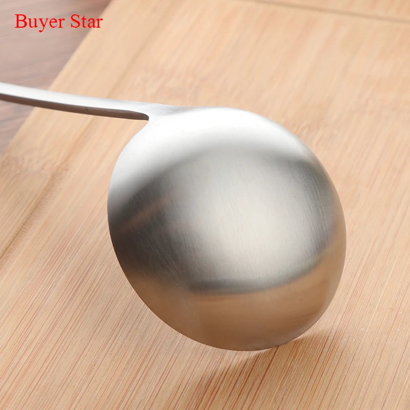 2 Pcs/Set Stainless Steel Cooking Tool Matt Polish Long Handle Soup Ladle Skimmer Golden Kitchen Accessories 2 Pcs/Set Stainless Steel Cooking Tool Matt Polish Long Handle Soup Ladle Skimmer Golden Kitchen Accessories
