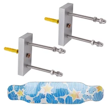 Скейтборд плавающая палуба дисплей настенное крепление-2/PK-нет скейтборд-винты в комплекте-горизонтальный дисплей s