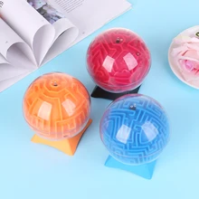 10*10 см, 3D лабиринт, магический куб, игрушки для детей, исследуйте лабиринт, вращающийся шар, баланс, головоломка, игра-головоломка, развивающий подарок для детей