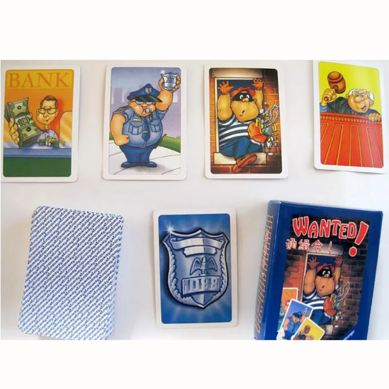 مطلوب! مجلس لعبة 3-5 لاعبين بطاقات ألعاب الأسرة الصغيرة الحجم تحتوي الموسعة للترفيه داخلي (وليس مذنب)