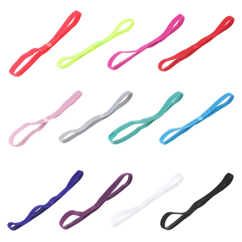 

Sport Hair Band Elastic Anti Slip Yoga Exercise Accessory Candy Color Men Women