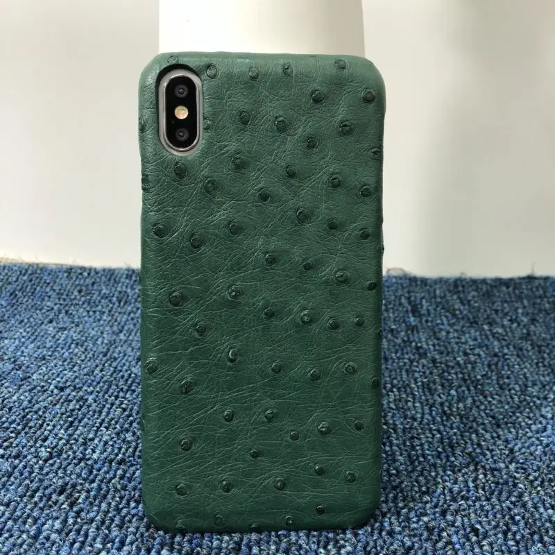 Новый чехол для iPhone X XS Max XR 5 8 'ƌ 5'' 6 1 ''из натуральной кожи страуса