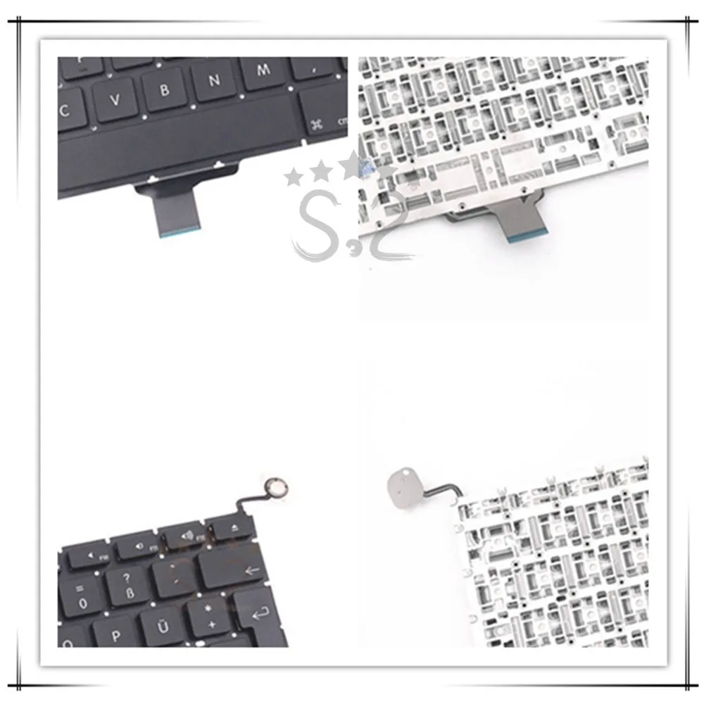 Новый ноутбук A1278 немецкая клавиатура для Macbook Pro 13 дюймов 2009 2012|Клавиатуры замены|