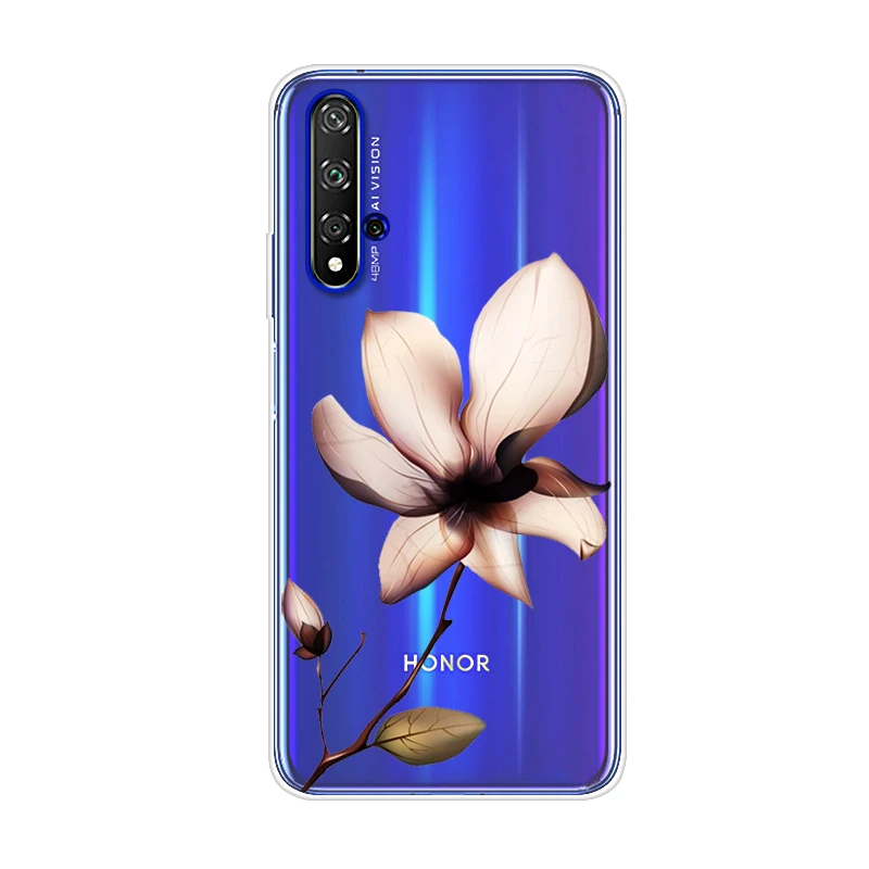 Мультяшный чехол для Huawei Honor 20 Мягкая силиконовая задняя крышка телефона lite Honor20