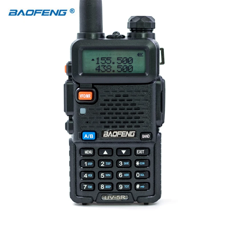 Baofeng UV 5R УКВ FM двухдиапазонный VOX Walkie Talkie HAM CB радио портативный приемопередатчик