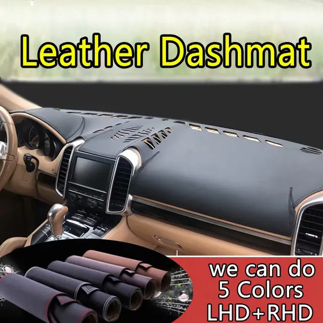 For Porsche Cayenne 2011 2017 Leather Dashmat Dashboard Cover Pad Dash
