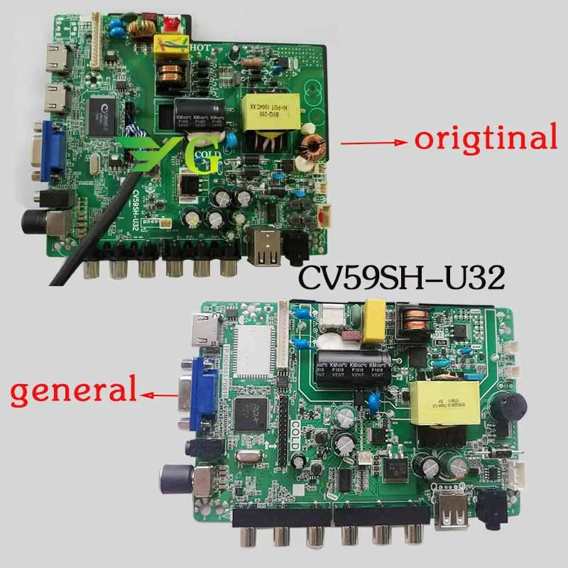 32 дюйма LE-3219 основная плата CV59SH-U32 CX315DLEDM экран wit remate contral