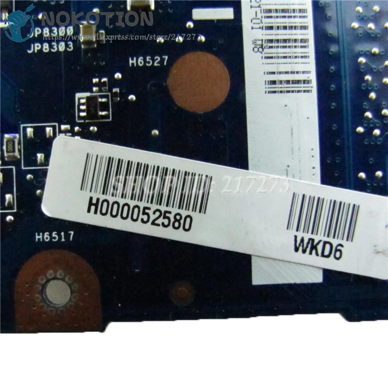 Nokotion brand new H000052580 الرئيسي مجلس لتوشيبا l850 c850 15.6 screen laptop motherboard HD7670M + HD4000 ddr3