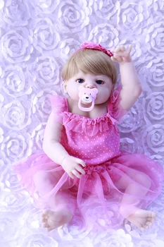 

Doll Baby 55CM 22inch NPK Doll Bebes Reborn Dolls Girl Lifelike full Silicone Reborn Doll Fashion girl Newborn Reborn Babies