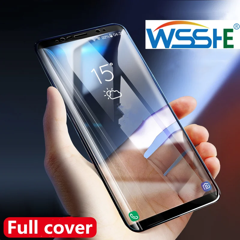 

6D Full Curved 5D Tempered Glass For Samsung Galaxy S8 S9 Plus 3D Screen Protector Film S7 Edge Note 8 Note 9 Plus Cover case