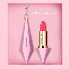 Модный цвет, красивые красные губные палочки, матовая губная палочка, водостойкий пигмент для макияжа, коричневые матовые карандаши, алмазная упаковка