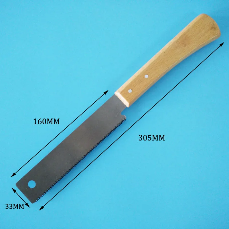 Mini WoodWorking Hand Saws Double Sides Steel SK5 Tenon Saw Fine Tooth Wood Handle