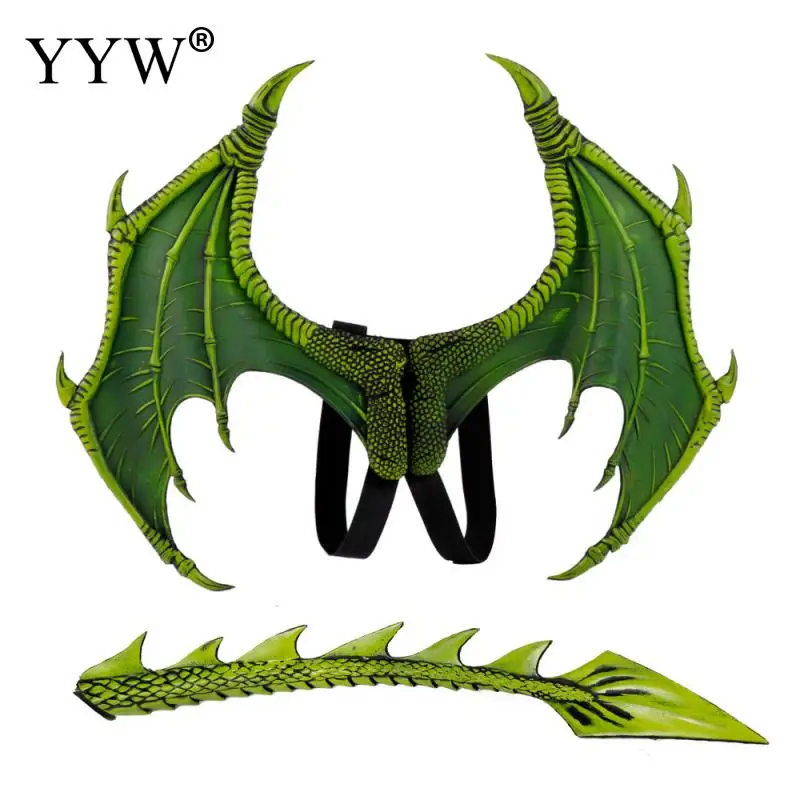 Adults Kids Dragon Wings Halloween Costume Cosplay Realistic Fancy Dress Gifts