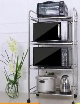 

High-end three-storey 304 stainless steel bowl rack Lek racks Kitchen plate racks to put the dishes out of the drain021