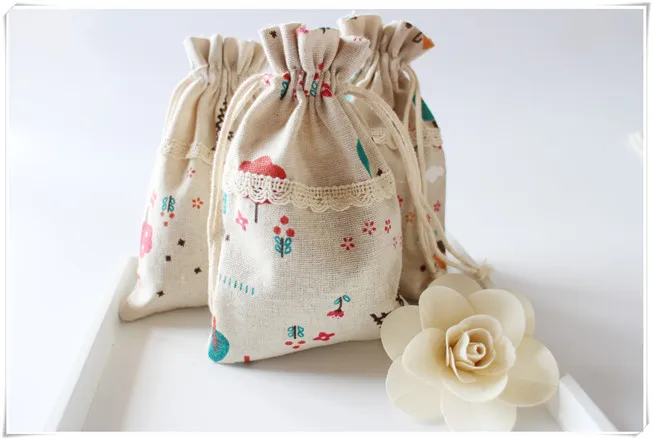 

Customized Logo steel tower cotton gift Bags wedding Gift bags Jewelry gift pouch Free Shipping