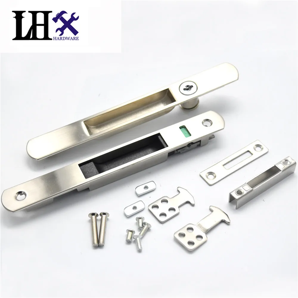 LHX CMMS230 Hardware Zinc Alloy Sliding Door Lock Interior Door Lock