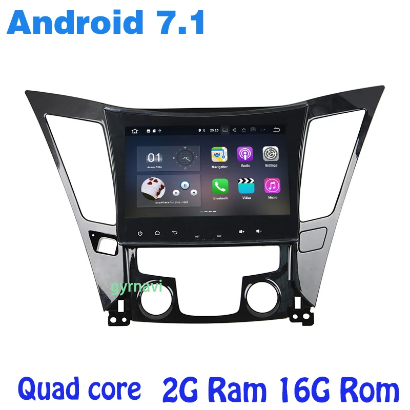 Android 7 1 Quad core font b Car b font radio gps for Hyundai SONATA 2011