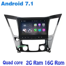 Android 7.1 Quad core Car radio gps for Hyundai SONATA 2011-2014 with wifi 4G usb bluetooth mirror link auto Stereo